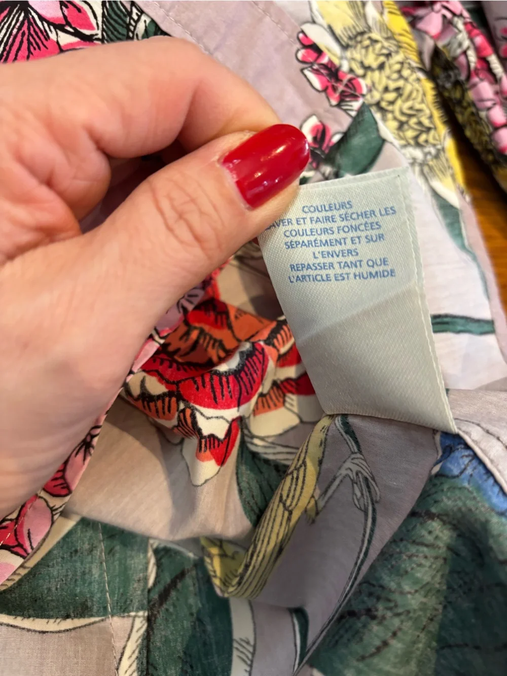 Boden Cotton Floral Print Blouse - Picture 7 of 13